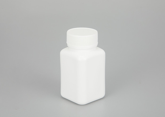 بطری های پزشکی مربعی پلاستیکی خالی 100 میلی لیتری HDPE قابل شارژ مجدد
