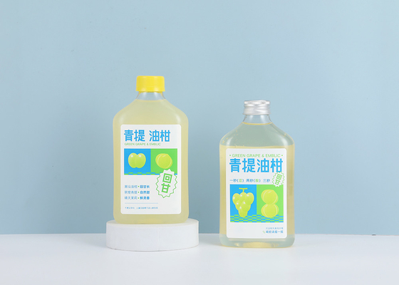 بطری های چای شیر 250 میلی لیتری 350 میلی لیتری 300 میلی لیتری بطری های پلاستیکی آب میوه 500 میلی لیتری با درپوش پیچی