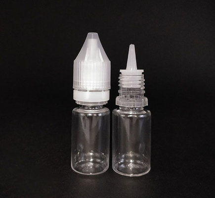 بطری های قطره ای پلاستیکی 0 میلی لیتر فولک قابل فشرده شدن مایع چشم بطری های قطره ای مایع با کاپ