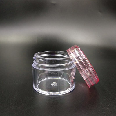 5g 5ml ظرف آرایشی نمونه قوطی پلاستیک شفاف