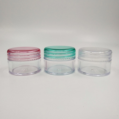 5g 5ml ظرف آرایشی نمونه قوطی پلاستیک شفاف