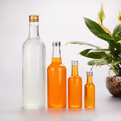 بطری 60 میلی لیتر 120 میلی لیتر 500 میلی لیتر 750 میلی لیتر 1000 میلی لیتر شفاف دور و خالی شراب مشروب با C