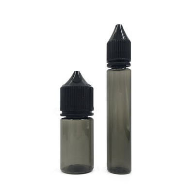 30 میلی لیتر V3 پیچ روغن ضروری سیاه پلاستیکی پوشه بطری پلاستیکی قطره کش دستکاری قابل مشاهده