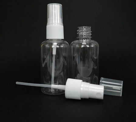 بطری اسپری با ظرفیت بالا 100ml 120ml 150ml 200ml 250ml 500ml شفاف سفید آبنبات آبی PET پلاستیکی بسته بندی آرایشی