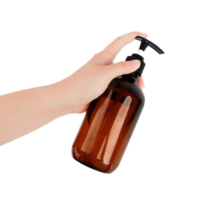 کیفیت بالا رنگ سفارشی Amber 100ml 200ml 250ml 300ml 500ml لوشن پمپ ژل بطری های PET