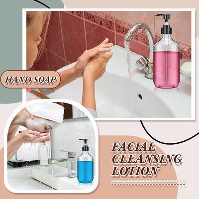 بطری‌های لوسیون پلاستیکی 120 میلی‌لیتری 250 میلی‌لیتری 300 میلی‌لیتری 500 میلی‌لیتری با بسته‌بندی تاپ تاپ و انواع پلاستیکی بادوام PMMA برای محصولات مراقبت از پوست