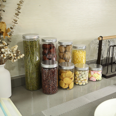 بسته بندی ظرف های شیشه ای پلاستیکی با چاپ 2oz 3oz 4oz 5oz 6oz 7oz 8oz ظرفیت