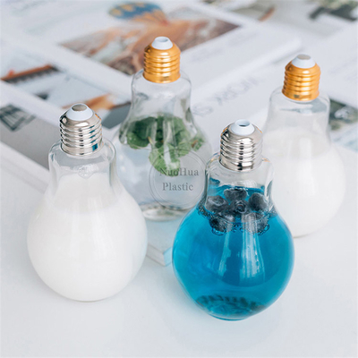 250ml 8 اونس دور سفارشی پلاستیکی قهوه شیر میوه نوشیدنی بطری نوشیدنی بطری آبمیوه پلاستیکی