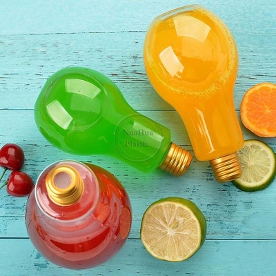 250ml 8 اونس دور سفارشی پلاستیکی قهوه شیر میوه نوشیدنی بطری نوشیدنی بطری آبمیوه پلاستیکی