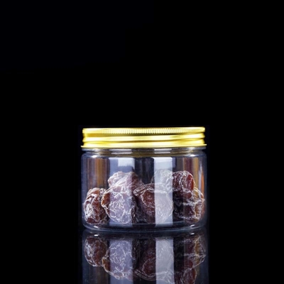 سفارشی 30g 50g PET بسته بندی آرایشی پلاستیکی ظرف خالی کرم سیاه قوطی با پوشش پلاستیکی