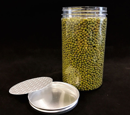 سفارشی 30g 50g PET بسته بندی آرایشی پلاستیکی ظرف خالی کرم سیاه قوطی با پوشش پلاستیکی