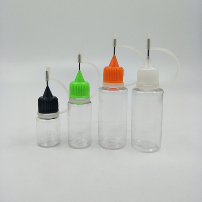 بطری های قطره کش شیشه ای صاف کپسول پیچ 10ml-120ml شفاف سیاه سفارشی