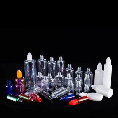 بطری های قطره کش شیشه ای قابل تنظیم در اندازه های مختلف طراحی سیاه شفاف