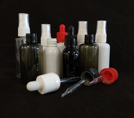 بطری های اسپری PET گرد شفاف طراحی پایدار گزینه های مختلف ظرفیت