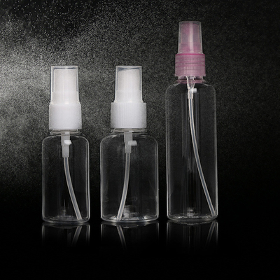 ظرفیت بالا 100ml 120ml 150ml 200ml 250ml 500ml شفاف سفید زردآلو آبی PET پلاستیک بسته بندی آرایشی اسپری بطری