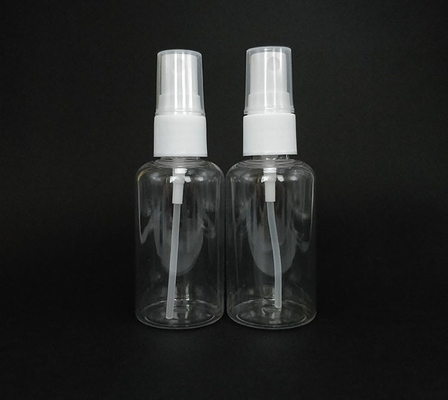 ظرفیت بالا 100ml 120ml 150ml 200ml 250ml 500ml شفاف سفید زردآلو آبی PET پلاستیک بسته بندی آرایشی اسپری بطری