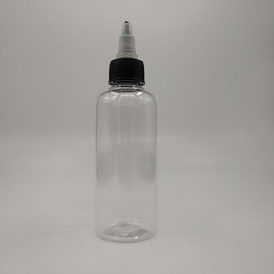 بطری های شیشه ای شفاف پلاستیکی در 15ml-100ml ظرفیت برای مهر سفارشی