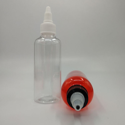بطری های شیشه ای شفاف پلاستیکی در 15ml-100ml ظرفیت برای مهر سفارشی