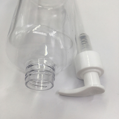 لوگو سفارشی شده بطری پمپ PET گرد 118mm 20/410 برای توزیع لوازم آرایشی