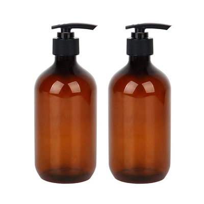بطری های پمپ پیت گرد قابل استفاده مجدد برای شیمپو توزیع کننده لوگو سفارشی 3000pcs Mqq
