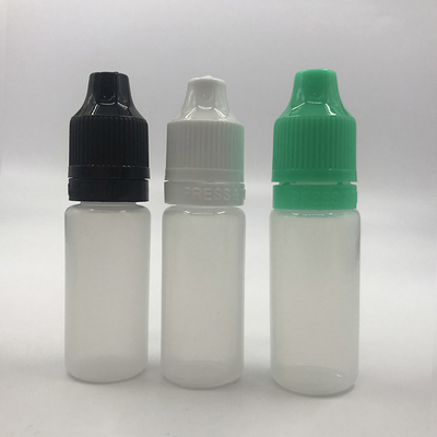 بطری های قطره ای شفاف مشکی سفارشی 10ml-120ml سطح صاف برای ذخیره مایعات