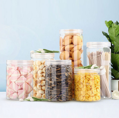 خالی مخزن آشپزخانه درجه غذایی ظرف 1 اونس 2 اونس 30g 40g 50g 60g 80g 100g 30ml 60ml 80ml 100ml شیشه پلاستیکی شفاف