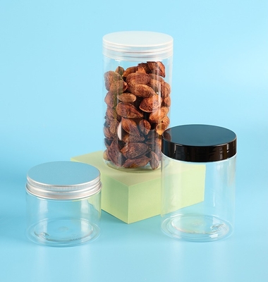 مواد غذایی درجه خالی آرایشی بدن پاک کننده ماسک صورت ظرف PET شفاف 30 میلی لیتر 500 میلی لیتر شیشه پلاستیکی با پوشش