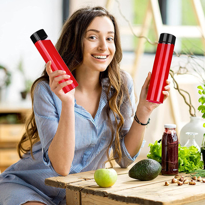 بطری های چای شیر بدون BPA با پیچ در پوشش مربع شکل گرد و دستگیره مناسب