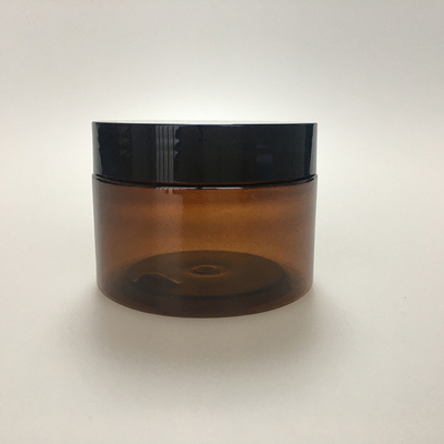 بطری های پلاستیکی شفاف با پوشش 4 اونس پوشش سیاه شفاف 50g 100g 150g 200g حیوان خانگی 8 اونس بطری های پلاستیکی آرایشی برای کرم