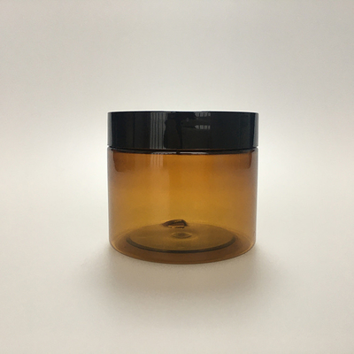 بطری های پلاستیکی شفاف با پوشش 4 اونس پوشش سیاه شفاف 50g 100g 150g 200g حیوان خانگی 8 اونس بطری های پلاستیکی آرایشی برای کرم