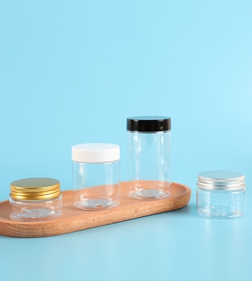 عمده فروشی 8 اونس 100ML 200ML 250ML 500ML سفارشی خالی دهان بزرگ لوکس پلاستیک PE زیبایی بدن بطری