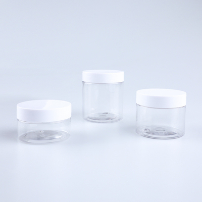 عمده فروشی 8 اونس 100ML 200ML 250ML 500ML سفارشی خالی دهان بزرگ لوکس پلاستیک PE زیبایی بدن بطری