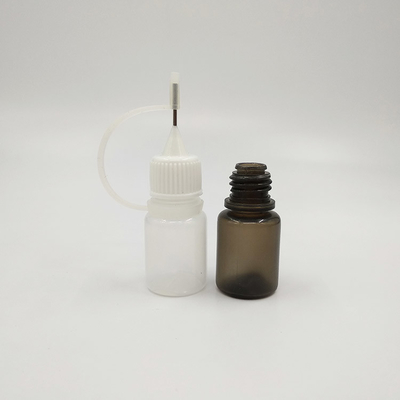 بطری های قطره دار شیشه ای سیاه شفاف با سرپوش پیچ دار