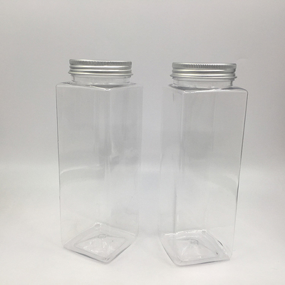 بطری های چای حباب دار بدون BPA سبک وزن با پیچ روی سرپوش 0.5kg شفاف یا سفارشی