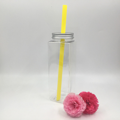 بطری های چای حباب دار بدون BPA سبک وزن با پیچ روی سرپوش 0.5kg شفاف یا سفارشی