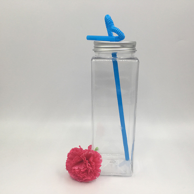 بطری های چای حباب دار بدون BPA سبک وزن با پیچ روی سرپوش 0.5kg شفاف یا سفارشی
