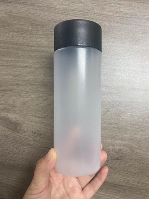 بطری ترموسی دو لایه ای مدرن ضد خروجی با پیچ روی پوشش و دسته