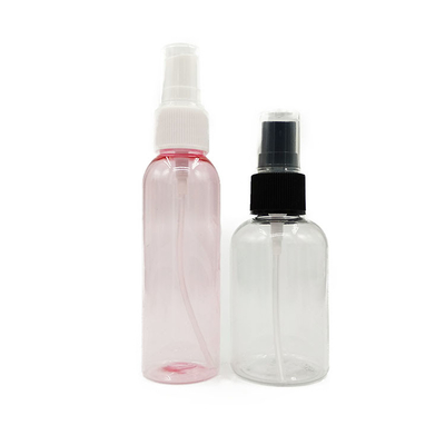 15ml 30ml 40ml 70ml بطری اسپری الکل خالی الکل شفاف بطری اسپری پلاستیکی PET