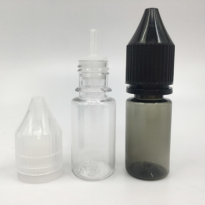 دور دور 10ml 15ml 30ml 60ml 80ml 100ml کپسول پیچ خورده شفاف E بطری مایع