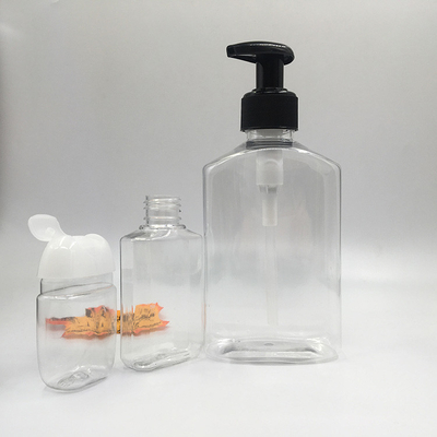 بطری پمپ آرایشی 24 میلی متری پلاستیکی شفاف PET