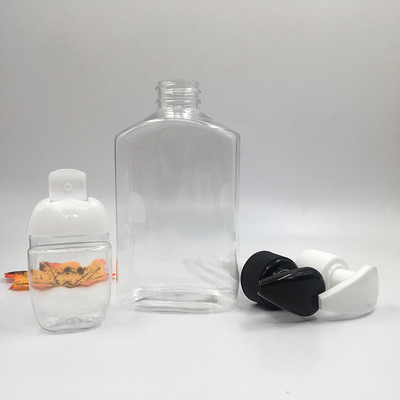 بطری پمپ آرایشی 24 میلی متری پلاستیکی شفاف PET