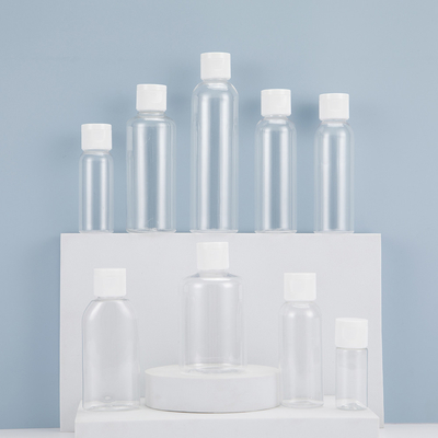بطری اسپری پلاستیکی شفاف PET برای هر روز 10ml 15ml 30ml 50ml 60m 70ml 100ml 200ml 500ml