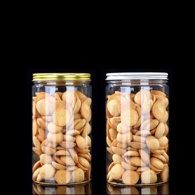 ظرف های پلاستیکی شفاف PET قابل تنظیم قوطی های دارای پوشش