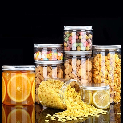 توصیه می کنم بطری بزرگ پلاستیکی برای ادویه جات کوکی بطری پلاستیکی شیشه شفاف پلاستیکی بطری طلایی با برچسب خصوصی سفارشی