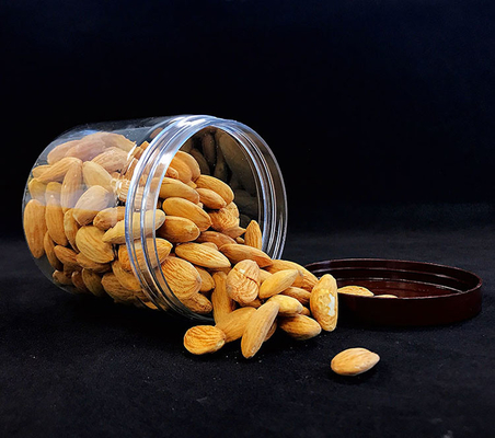 بطری های پلاستیکی شفاف گرد با پوشش حساس به فشار (3-8 اونس)