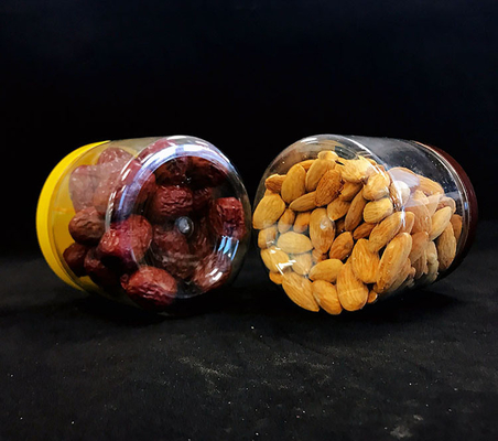 بطری های پلاستیکی شفاف گرد با پوشش حساس به فشار (3-8 اونس)