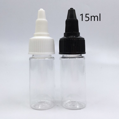 سفارشی 30ml-100ml شیشه های پلاستیکی پیچ بالا با صفحه برچسب