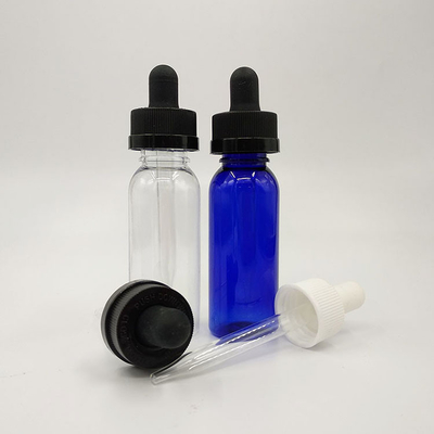 بطری قطره ای مایع شیشه ای سیاه شفاف با ظرفیت 5ml 10ml 15ml 20ml 30ml 50ml 100ml