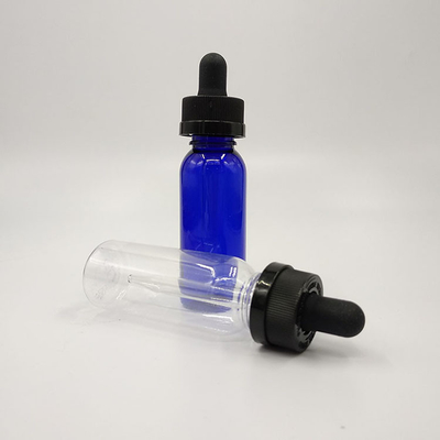 بطری های قطره ای پلاستیکی 10ml-120ml با سطح صاف و کلاه پیچ