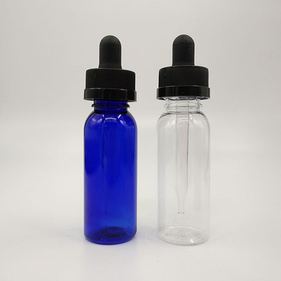 بطری های قطره ای پلاستیکی 10ml-120ml با سطح صاف و کلاه پیچ